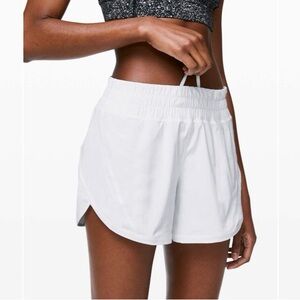 Lululemon Track That Short 5" size 10 white